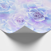 Paarse-kristal Roos Cadeaupapier (Hoek)