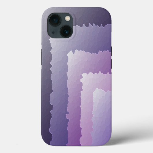 Paarse kristallen Case-Mate iPhone case (Achterkant)