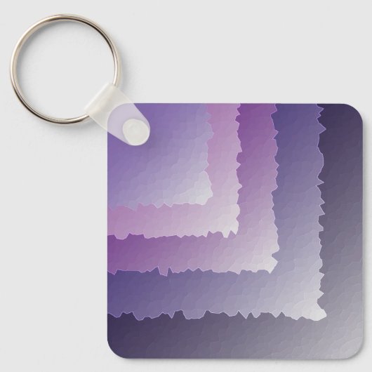 Paarse kristallen sleutelhanger (Voorkant)