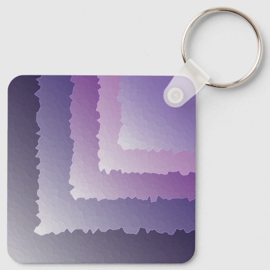 Paarse kristallen sleutelhanger (Achterkant)