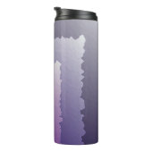 Paarse kristallen thermosbeker (Geroteerd rechts)