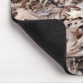 Paarse kroes in bladeren muismat (Hoek)