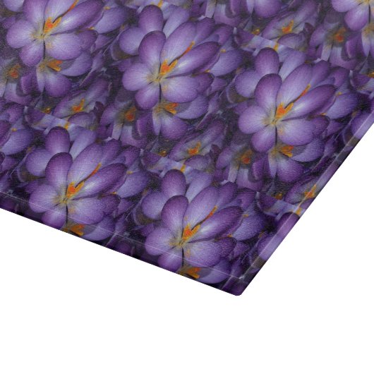 Paarse Krokozen Snijplank (Hoek)