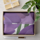 Paarse Krokus Bloemen Tissuepapier (Geschenk)