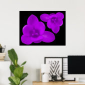Paarse Krokus Print (Thuiskantoor)