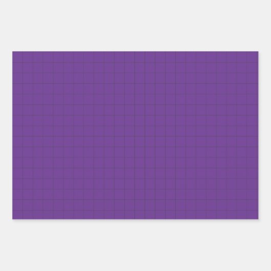 Paarse kronkelharten, pom Poms, Megafone Pattern Inpakpapier Vel (Voorkant 2)