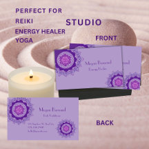 Paarse Kroon Chakra Energie Genezer Reiki