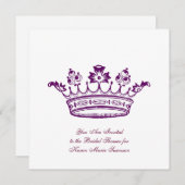 Paarse Kroon Kaart (Voorkant / Achterkant)