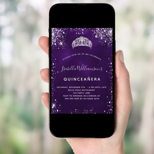 Paarse kroon van de soort kaart