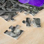 Paarse Kroonbloemen in tuinpuzzels Legpuzzel (Zijkant)