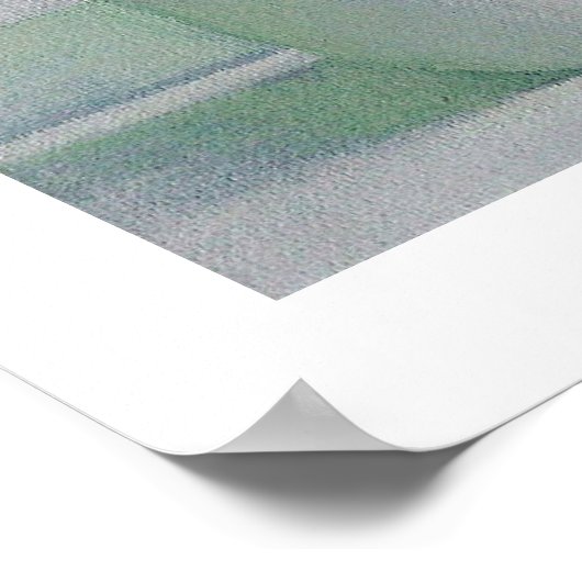 Paarse kroonbloemen kunst poster door Pola.B.Alex (Hoek)