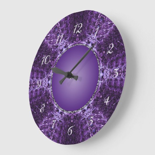 Paarse kroonjuwelen grote klok (Hoek)