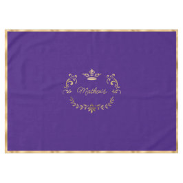 Paarse kroonkust Aangepaste tablet Tafelkleed