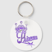 Paarse kroonprinses sleutelhanger (Voorkant)