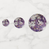 Paarse kruis en geloof confetti (Achterkanten)