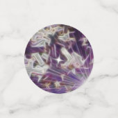 Paarse kruis en geloof confetti (Kleine voorkant)