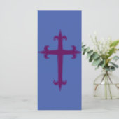 Paarse Kruis Lent- en Advent Devotionele Kunst (Staand voorkant)