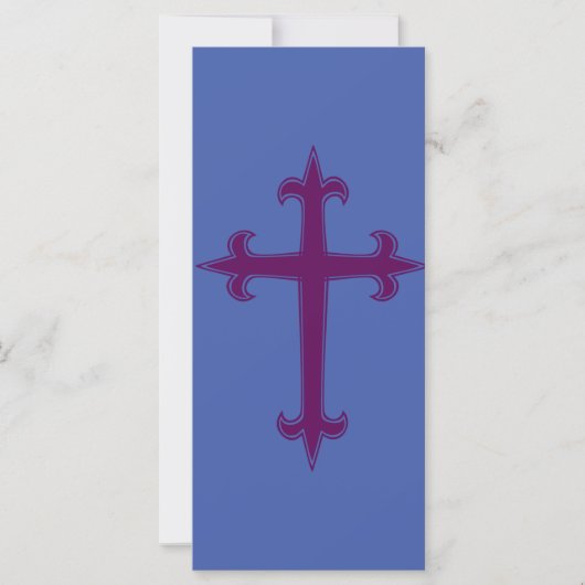 Paarse Kruis Lent- en Advent Devotionele Kunst (Voorkant)