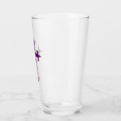 Paarse Kruis Lent- en Advent Devotionele Kunst Glas (Links)