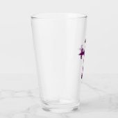 Paarse Kruis Lent- en Advent Devotionele Kunst Glas (Rechts)