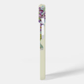 Paarse Kruis Met Bloemen Case-Mate iPhone Case (Achterkant / Links)