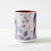 Paarse Kruis Verjaardag cadeau Mok (Midden)