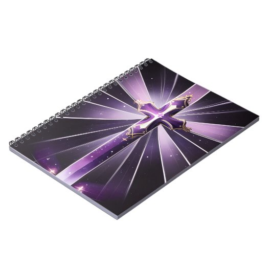 Paarse kruisjournaal notitieboek (Linkerzijde)