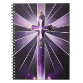 Paarse kruisjournaal notitieboek (Voorkant)