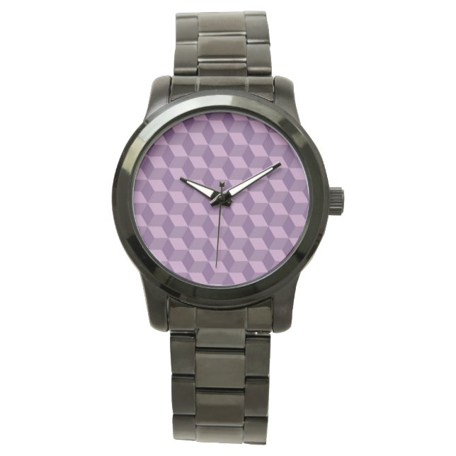 PAARSE KUBES HORLOGE (Voorkant)