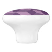 PAARSE KUBES KERAMISCHE KNOP (Zijkant)