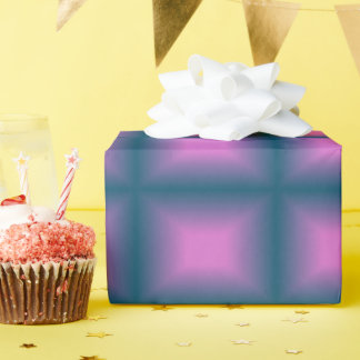 Paarse Kubus Cadeaupapier