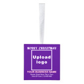 Paarse kubusversiering voor kerstmis decoratie (Rechts)