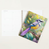 Paarse KuifJay Fantasie Vogel Planner (Display)