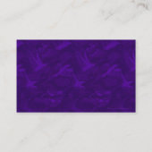 Paarse Kunst Deco China Visitekaartje van zijde (Achterkant)