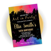 Paarse kunst in feestelijke feestdagen kaart