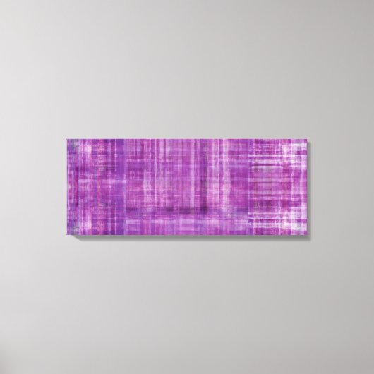 Paarse kunst kleur schilderij canvas afdrukken (Voorkant)