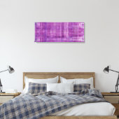 Paarse kunst kleur schilderij canvas afdrukken (Insitu (Slaapkamer))