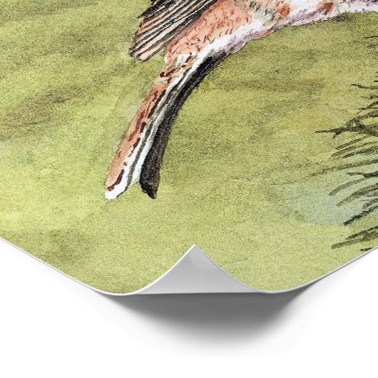 Paarse kunst poster (Hoek)