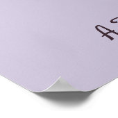 Paarse kunst, slogan, kamelen lopen door de woesti poster (Hoek)