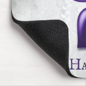 Paarse kunsten Gepersonaliseerde Muismat (Hoek)