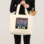 PAARSE KUSH GROTE TOTE BAG (Voorkant (product))