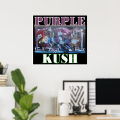 PAARSE KUSH POSTER (Thuiskantoor)
