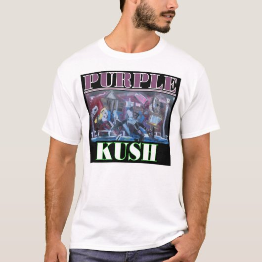 PAARSE KUSH T-SHIRT (Voorkant)