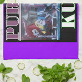 PAARSE KUSH THEEDOEK (Gevouwen)