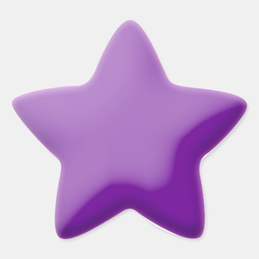 Paarse kussen stijl Sticker (Voorkant)