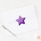 Paarse kussen stijl Sticker (Envelop)