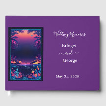 paarse kust vibe bruiloft