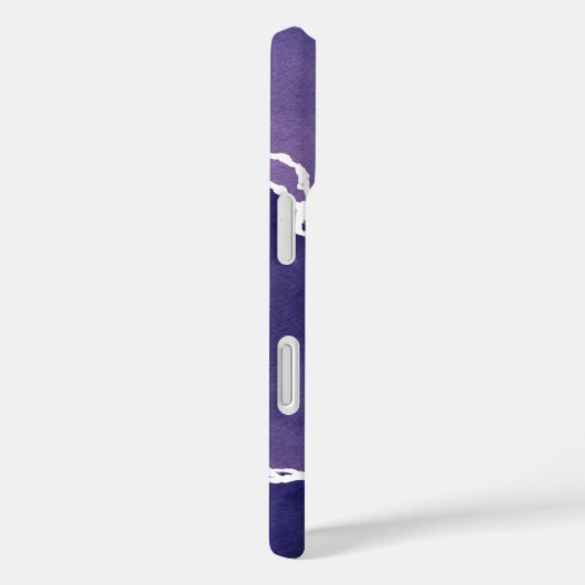 Paarse kustgetijden Case-Mate iPhone case (Achterkant / Rechts)