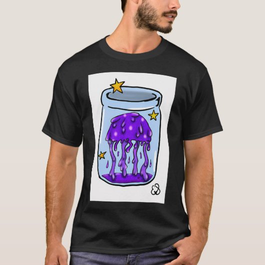 Paarse kwal t-shirt (Voorkant)