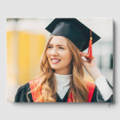 Paarse kwastje De toekomst is helder Afstuderen Gastenboek (Achterkant)